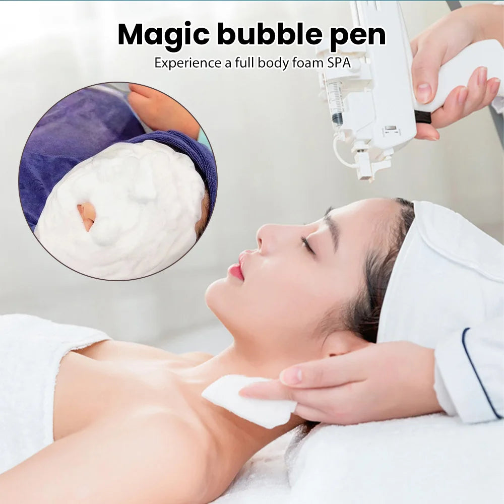 Hydrogen Oxygen Bubble Facial Beauty Machine, Professional Salon Skin Care Device for Blackhead Removal, Hydration & Oxygen Injection