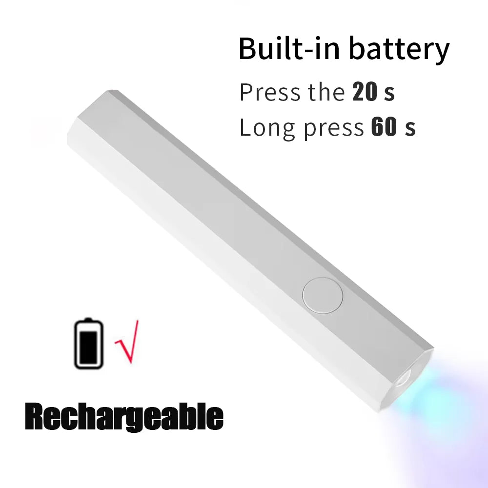 Lampada Portatil UV para uhas de Gel