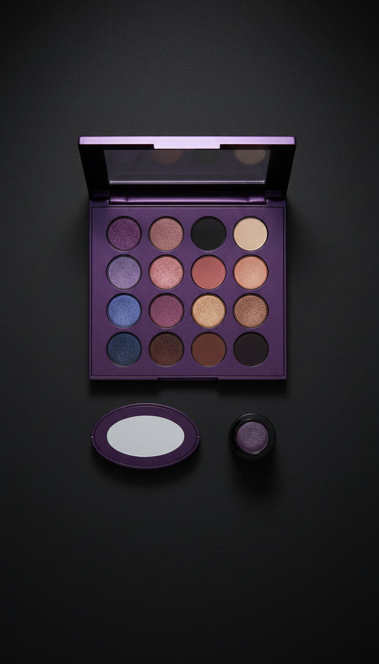 Paleta de sombras royal violet noite